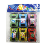 Alloy Speedy Pullback Beetle Cars - 6 Piece Alloy Speedy Pullback Beetle Cars - 6 Piece